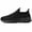 Black, variant on BUBUDENG Mens Walking Sneakers Athletic Shoes Breathable Knit Casual Shoes 11.5 Black Trainers Lightweight