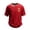 Red, variant on Men's Canadian Flag Printed Short-Sleeved T Shirts Classic Round Neck Short Sleeve Summer Sports Tops Loose Comfy Breathable Casual Tee for Everyday and Holiday Activities Red S