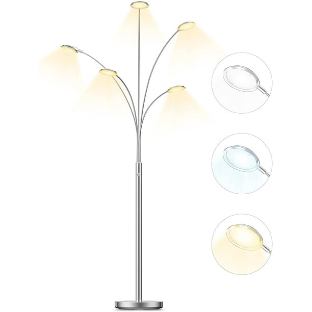 5 Arm Arc Floor Lamp Replacement Shades Amazadesign
