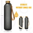 thumbnail image 3 of Opard 32oz / 27oz Motivational Water Bottle with Time Marker to Drink Reusable Plastic Bottle with BPA Free Tritan for Gym and Sports, 3 of 7