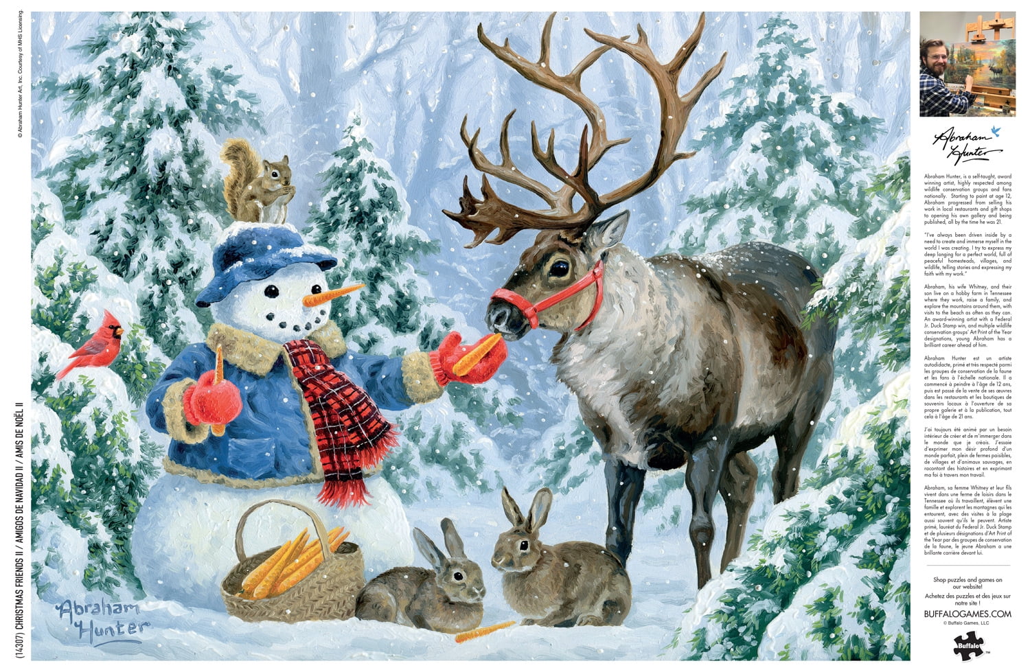 Buffalo Games Christmas Friends II 1000-Piece Interlocking Jigsaw Puzzle