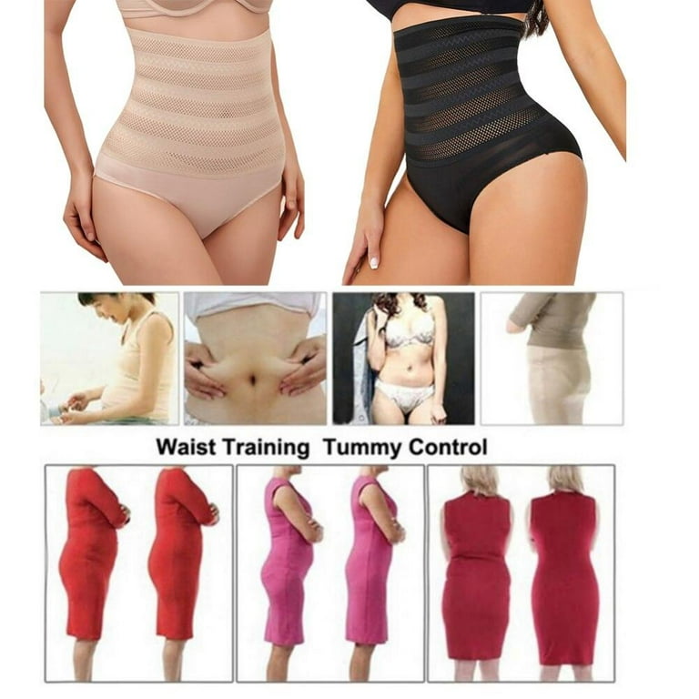 Hazel Tech High Waist Butt-lift Underwear Body Shaper Tummy Girdle Slim  Panties Breathable Slimming Underwear Waist Trainer Control Panties