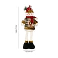 thumbnail image 4 of Decoración de juguete de escritorio de Navidad Figura de juguete retráctil Regalos de Año Nuevo (Muñeco de nieve), 4 of 6