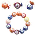 thumbnail image 2 of Pulsera de cuentas de billar, pulsera deportiva, pulsera de bola de 16mm, pulsera de cuentas elásticas de moda para hombres y mujeres, regalo para, 2 of 9