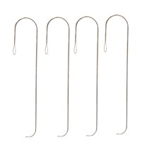 WINDLAND 4Pcs Bead Spinner Needle Set Large Eye Needle for Handmade Jewelry and Beadwork