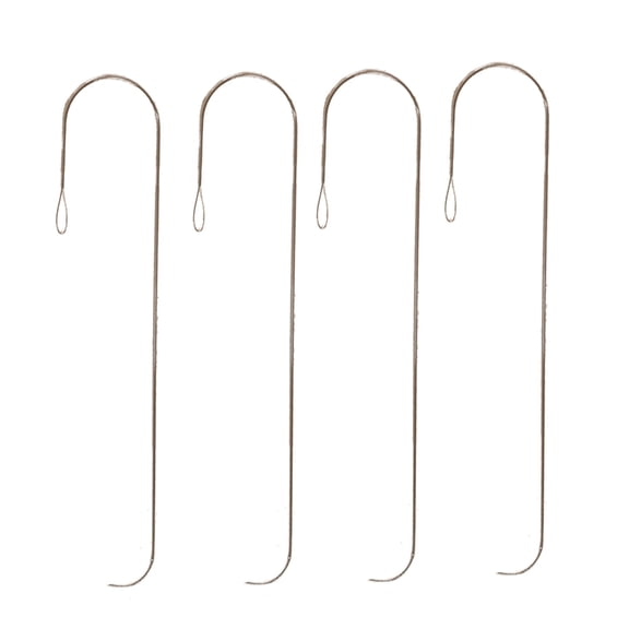 WINDLAND 4Pcs Bead Spinner Needle Set Large Eye Needle for Handmade Jewelry and Beadwork