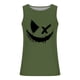 thumbnail image 5 of Ceisia Halloween Graphic Print Tank Top Men's Slim Fit Crew Neck Sleeveless Athletic Shirt Army Green XL Gifts, 5 of 5