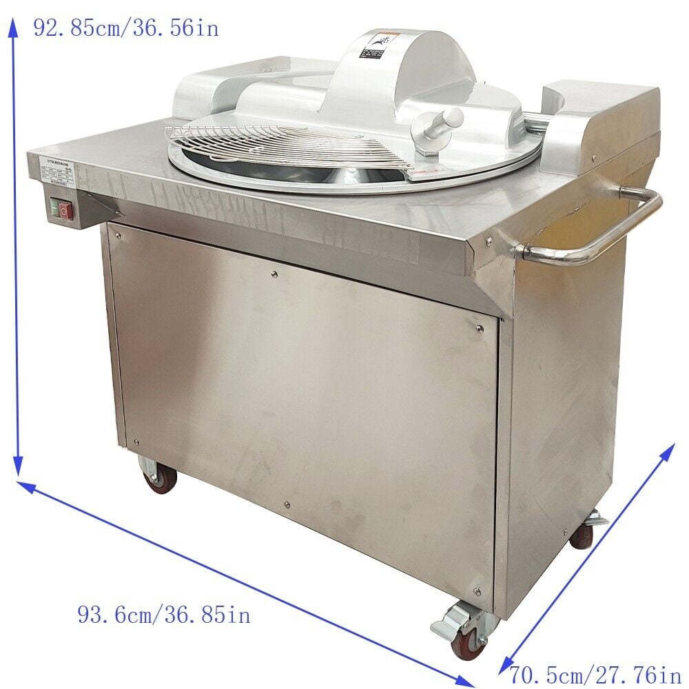 PreAsion Full-automatic High-speed 24L Meat Vegetable Prep Food Processor Food Chopper Processor 110V