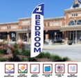 thumbnail image 4 of 1 Bedroom Sign feather flag for Outdoor by Mavis Printing | 11.5 FEET Long Polyester Outdoor Banner Flag for Easy Hang | HD Print Swooper I Flag Only to Advertise Real Estate BusinessI Flag Only, 4 of 5