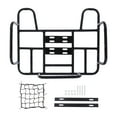 thumbnail image 2 of Bike Rear Basket Rear Bike Cargo Rack with Cargo Net Metal Takeaways Carrier Basket for Mountain Road Bikes Equipment, 2 of 8