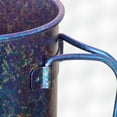 thumbnail image 4 of Taza de titanio reutilizable Cola para acampar vajilla con asa doblada Azul oscuro, 4 of 8