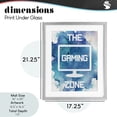 thumbnail image 4 of Stupell Industries Contemporary Gaming Zone Moniter Gray Framed Print Under Glass, 17 x 21, by Marcus Prime, 4 of 8