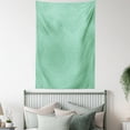 thumbnail image 4 of Abstract Tapestry, Basic Flower Shapes in Natural Summer Colors Retro Garden Print, Wall Hanging for Bedroom Living Room Dorm Decor, 60W X 80L Inches, Sea Green Pale Yellow, by Ambesonne, 4 of 5