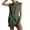147#Army Green, variant on Gmdeguo Womenโs Sleeveless Sweatshirt Dress Half Zip V Neck Pullover Tunic Mini Dress Summer Workout Dresses Pockets