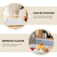 thumbnail image 2 of Miangastore Multi-grid Food Plate Anti-falling Food Plate Simple Style Divided Plate for Breakfast Lunch, 2 of 9