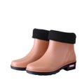 thumbnail image 3 of Botas de lluvia de tubo corto y cálidas de moda, zapatos para mujer para exteriores, zapatos engrosados, zapatos de goma antideslizantes para mujer con zapatos de agua de algodón, 3 of 3