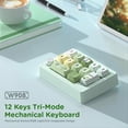 thumbnail image 4 of Three-Mode Hot-Swappable Digital Mechanical Keyboard Green, 4 of 5