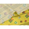 thumbnail image 5 of oneOone Velvet Yellow Fabric Merry Christmas Quilting Supplies Print Sewing Fabric By The Yard 58 Inch Wide, 5 of 5