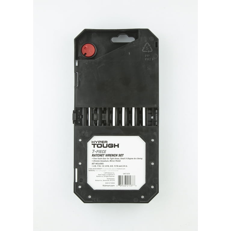 Hyper tough 7 piece on sale ratchet wrench set