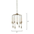 thumbnail image 3 of Jamie Young Cascade 12-Light Metal Chandelier, 3 of 5
