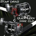thumbnail image 7 of Sougayilang Conventional Reel and Fiberglass Fishing Rod Combo, Medium Heavy for Catfish Angling, 7 of 7