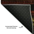 thumbnail image 5 of Addison Rugs Mayfield Premium Machine Washable Transitional Tribal Red Round Rug, 8' x 8', 5 of 6