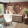 thumbnail image 5 of Homy Casa Wingback Vanity Chair Upholstered  Armchairs Ideal for Bedroom, Makeup Room, or Dressing Table, Beige, 5 of 7