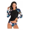 thumbnail image 1 of Traje De Baño Manga Larga 2pcs Tankini Top Manga Larga Short, 1 of 7