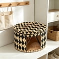 thumbnail image 4 of Round Hat Boxes with Lidssoft Large Hat Storage Box with Handle Transparent Window and Zip, Foldable Travel Hats Boxes Storage for Storing Clothes, Toys, 4 of 6