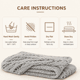 thumbnail image 5 of Women's Multifunctional Knitted Sleeve-Style Scarf/Shawl – Stylish Cable-Knit Crochet Cape-Shawl, 5 of 7