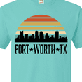 thumbnail image 4 of Inktastic Fort Worth Texas Skyline Retro T-Shirt, 4 of 5