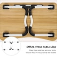 thumbnail image 4 of LOLIPPYY 2Pcs Collapsible Table Legs Iron Assorted Color Durable for Office, 4 of 8