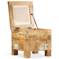 thumbnail image 3 of vidaXL Banc de Rangement en Bois Récupéré Massif 40x40x45 cm, 3 of 5