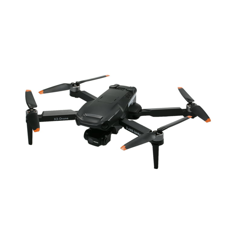 Holy Stone Drone HS600 with 4K Camera 2-Asix Gimbal EIS 3KM FPV-Drone with  2 Batteries Brushless Motor Color Black 