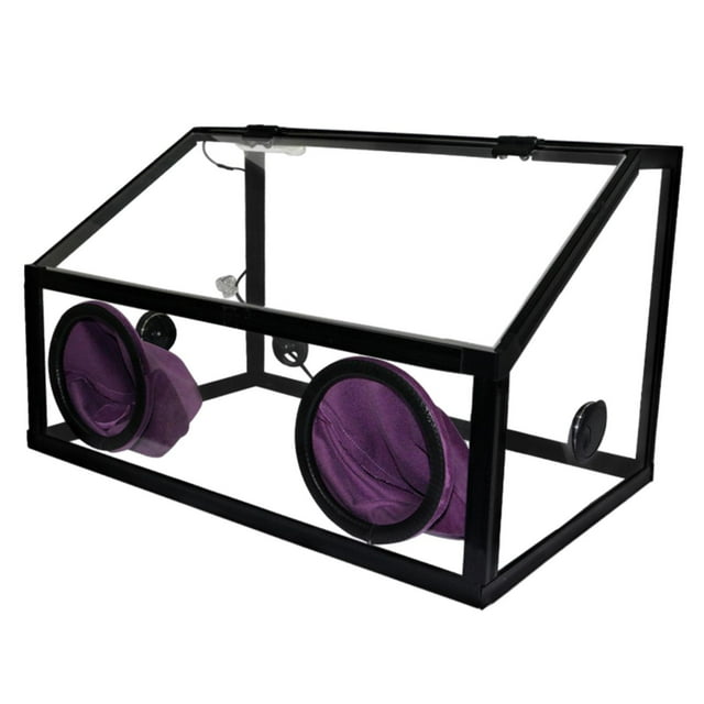 yuksok Dust Cage Acrylic Dust Box Cover for Carving Grinding Machine Grinding Table