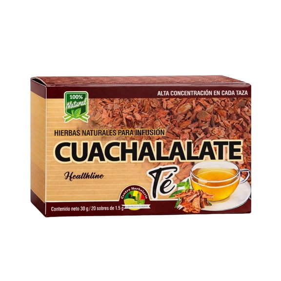 Cuachalalate Herbal Tea Bags – Natural Digestive Support Tea, Caffeine Free Herbal Infusion, Traditional Bark Tea, 20 Tea Bags