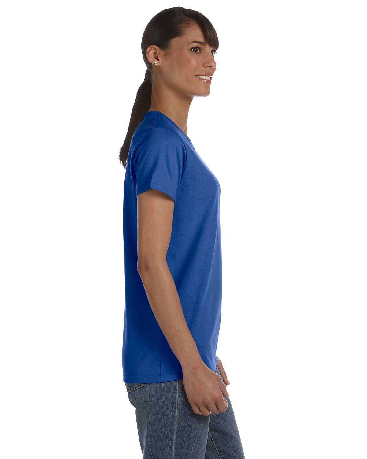 Womens 5.3 oz. Heavy Cotton Missy Fit T-Shirt 10 Pack