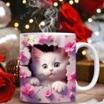 thumbnail image 4 of WLAGOOD 3D Cute Cat Coffee Mug，Fashionable Cup Artistic Ceramic Cup Multifunctional Mug, 4 of 6