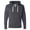 Charcoal Heather, variant on Adult Sport Lace Hooded Sweatshirt - RED - 2XL