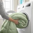 thumbnail image 7 of Utopia Bedding Comforters Twin Size, All Season Duvet Insert, Down Alternative Box Stitched Bed Comforter with Corner Tabs, Machine Washable (Sage Green), 7 of 7