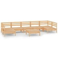 thumbnail image 2 of vidaXL 8 Piece Garden Lounge Set Solid Wood Pine, 2 of 8