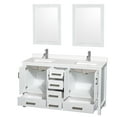 thumbnail image 7 of Wyndham Collection Wcs141460d-Qtz-Unsm24 Sheffield 60" Free Standing Double Basin Vanity, 7 of 7