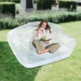 thumbnail image 4 of 1 PCS Clear Inflatable Sofa, Portable Inflatable Couch, Inflatable Double Person Sofa, Seating Capacity: 2, 4 of 11