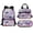 Colorful Cats, variant on Psesaysky Starry Night Octopus Print Kids School Backpack for Boys, 3PCS Bookbag Cute Bookbag Set with Lunch Bag & Pencil Case for School Student