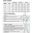 thumbnail image 6 of Women's V Cut Cross Waist Yoga Leggings with Pockets High Rise Workout Pants, 6 of 6