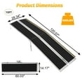 thumbnail image 4 of BeesClover Portable Wheelchair Ramp, Non-Slip Aluminum Handicap Ramps for Steps, 600 Lbs Capacity Foldable Threshold Wheelchair Ramps, 4 of 7
