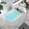 thumbnail image 5 of Vanity Art 54" Acrylic Freestanding Soaking Bathtub, 5 of 10