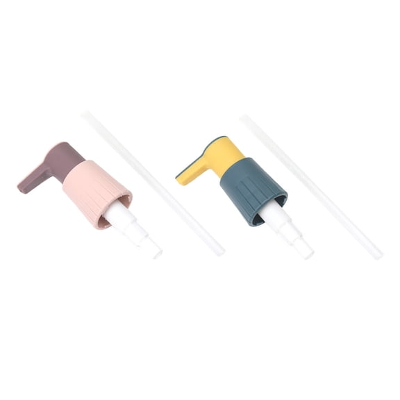 ROMANSENTIAL 2Pcs Practical Press Nozzle for Kitchen Oil Extruder and Sauce Bottle Use