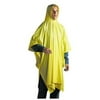 07000 Disposable Rain Poncho, 100% PVC, Yellow