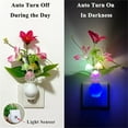 thumbnail image 5 of 1 Pack Color-Changing Lily Nightlight,Light-Controlled Colorful Nightlight,Night Light Plug in LED Energy Saving Lamp,Plug-in Night Light,Mushroom Night Light for Bedroom (Multi-Color), 5 of 6